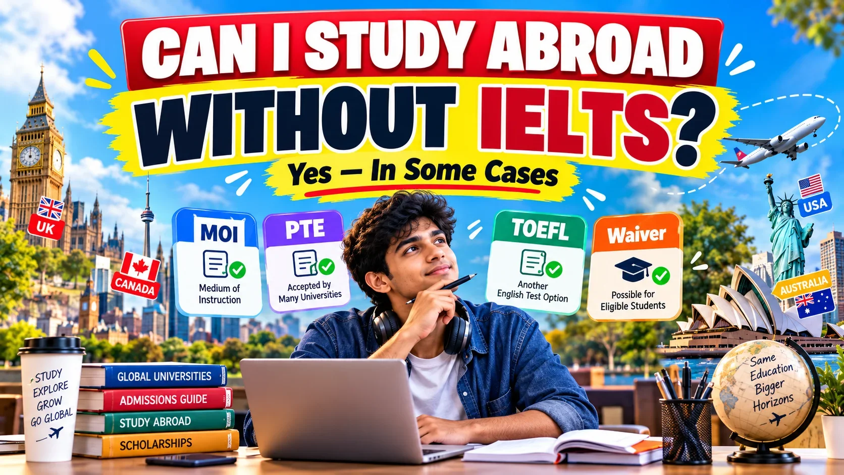 Can I Study Abroad Without IELTS?