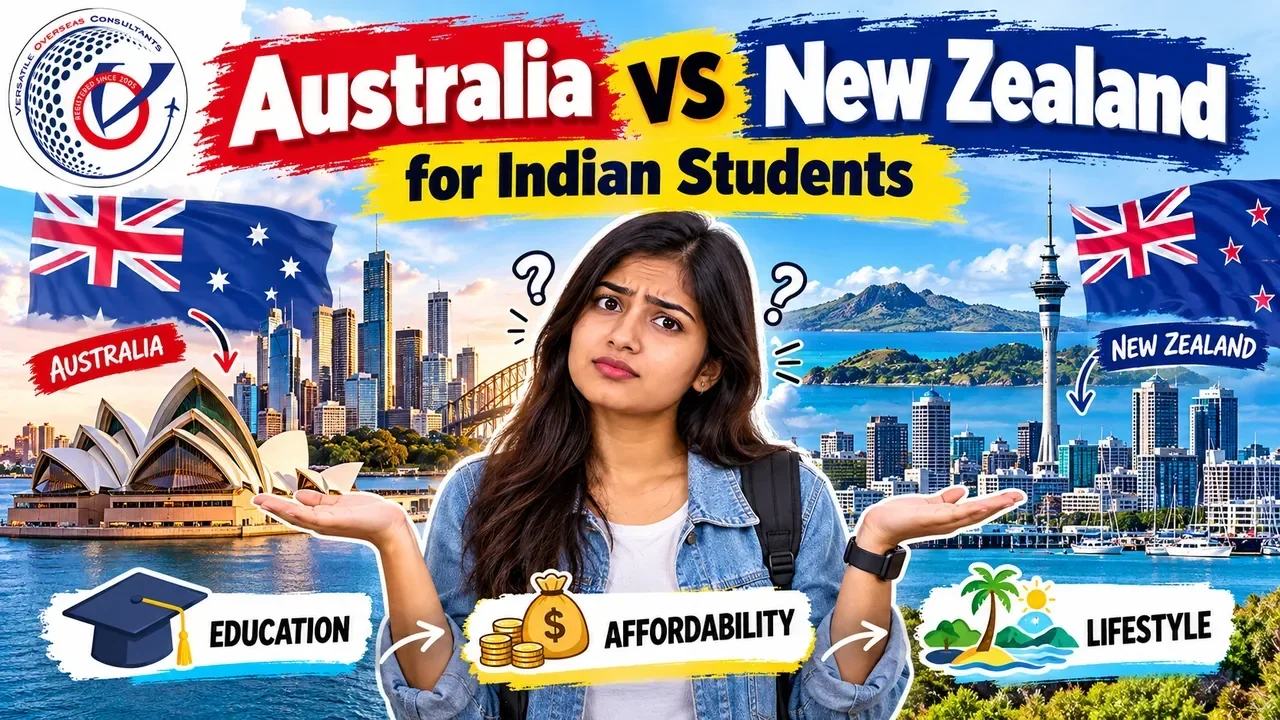 Australia vs New Zealand for Indian Students