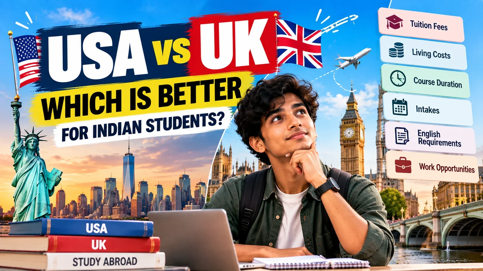 USA vs UK: Which Is Better for Indian Students?