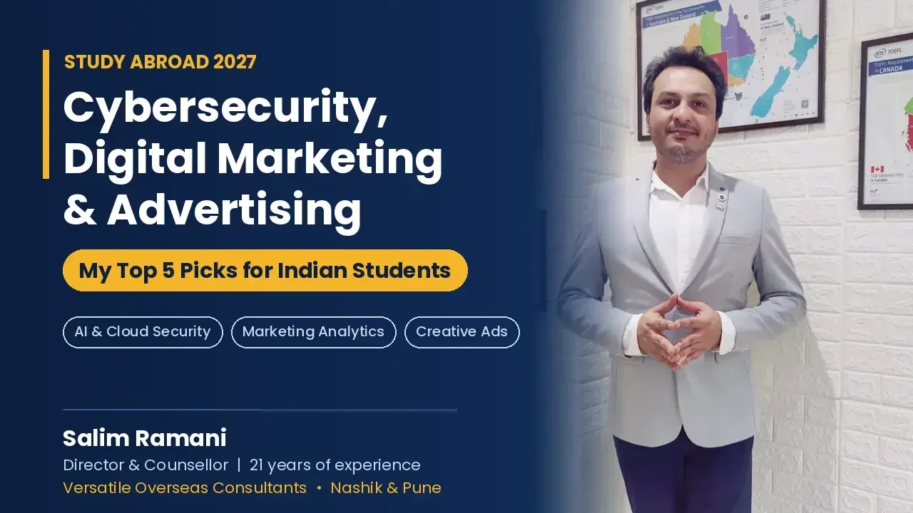 Cybersecurity, Digital Marketing & Advertising Abroad: My Top 5 Picks for 2027