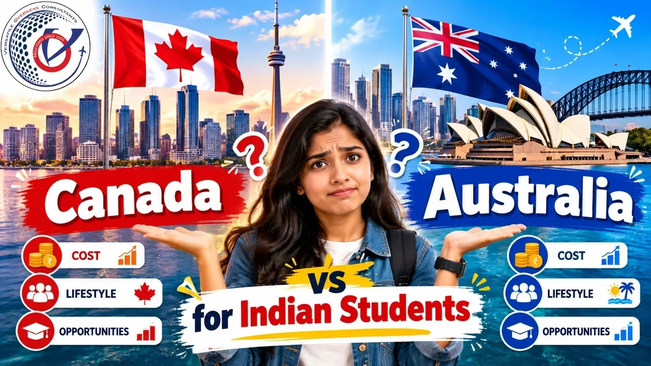 Canada vs Australia for Indian Students