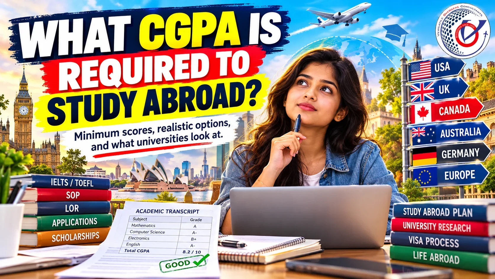 What CGPA Is Required to Study Abroad?