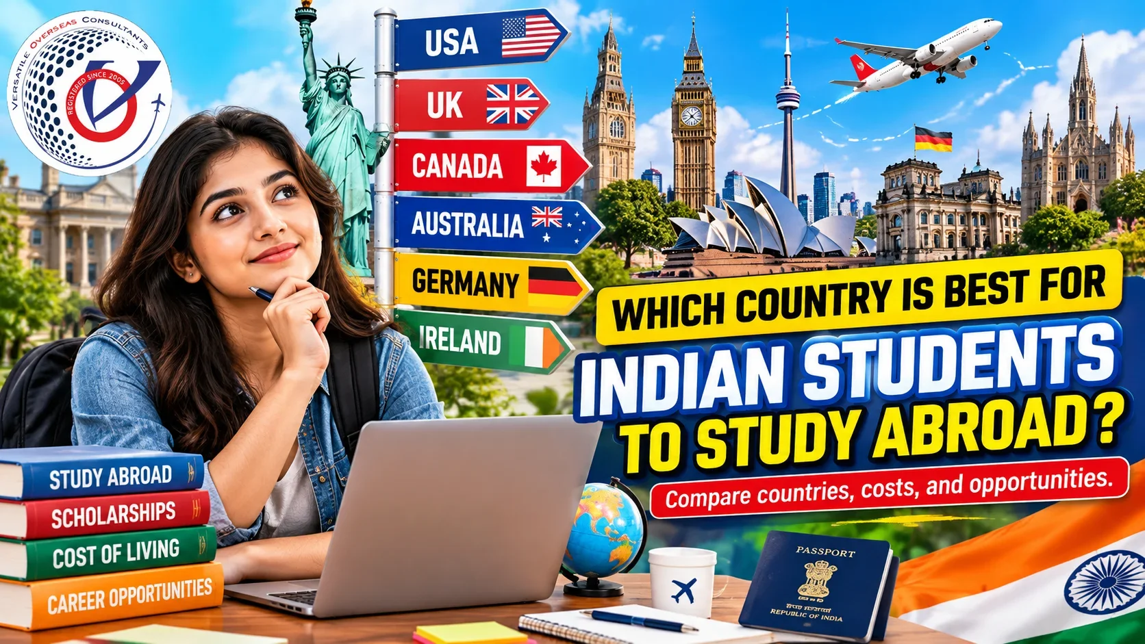 Which Country Is Best for Indian Students to Study Abroad?