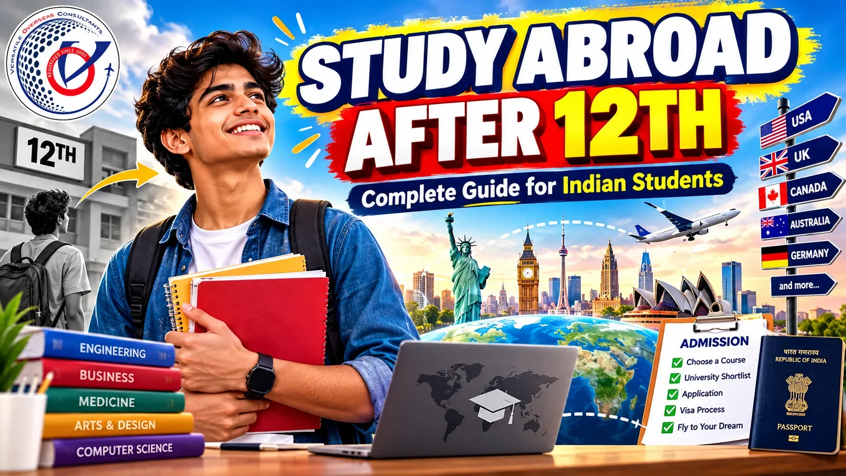 Study Abroad After 12th: Complete Guide for Indian Students