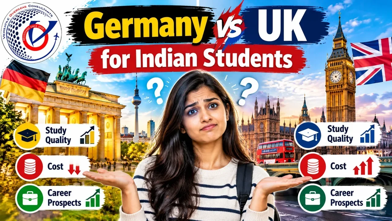 Germany vs UK for Indian Students
